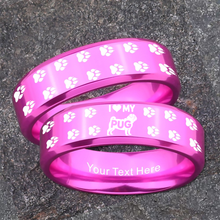 Pug Ring Dog Lover Jewelry + Free Matching Bracelet 🎁