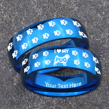 Pug Ring Dog Lover Jewelry + Free Matching Bracelet 🎁