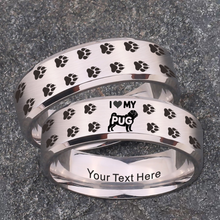 Pug Ring Dog Lover Jewelry + Free Matching Bracelet 🎁