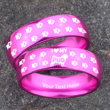 Pug Ring Dog Lover Jewelry + Free Matching Bracelet 🎁