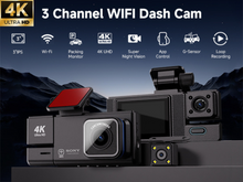 Today 60% Off! Triple Camera 4K š Sony Wifi Dash Cam Super Night Vision