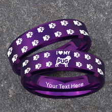 Pug Ring Dog Lover Jewelry + Free Matching Bracelet 🎁