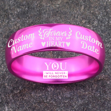 Memorial Keepsake Bundle 🌹 Includes Personalized Ring, Bracelet, Necklace, Keychain and Wood Chest