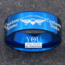 Memorial Keepsake Bundle 🌹 Includes Personalized Ring, Bracelet, Necklace, Keychain and Wood Chest