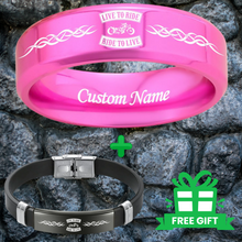 Custom HD Biker Ring + Free Matching Bracelet š Includes Lifetime Warranty š