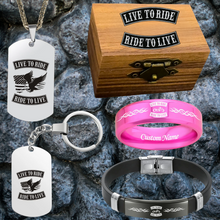 Custom HD Biker Ring + Free Matching Bracelet š Includes Lifetime Warranty š