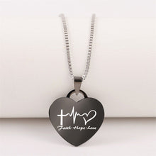 60% Off š  Faith Hope Loveāļø  Heart Pendant Necklace