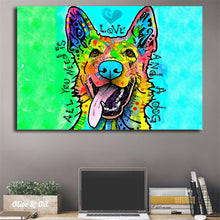 German Shepherd Wall Art Painting š
