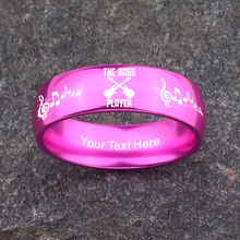 🔥 Epic Guitar Ring Collection 🎸 + Free BONUS Bracelet! 🎁