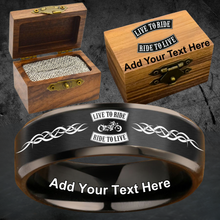 Custom HD Biker Ring Box Set + Bonus Bracelet 😎