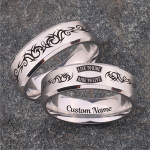 😎 Today $100 OFF + Buy 1 Get 1 Free! 🎁 Custom Biker Rings