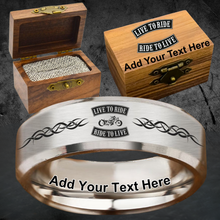Custom HD Biker Ring Box Set + Bonus Bracelet 😎