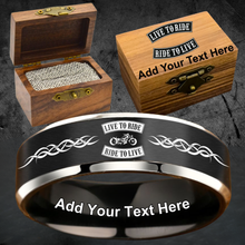 Custom HD Biker Ring Box Set + Bonus Bracelet 😎