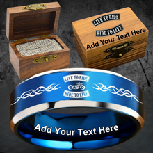 Custom HD Biker Ring Box Set + Bonus Bracelet 😎