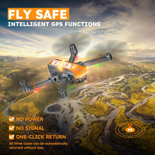 Today $200 Off! ⏰ Orange 4K GPS Drone with LED Night Flight