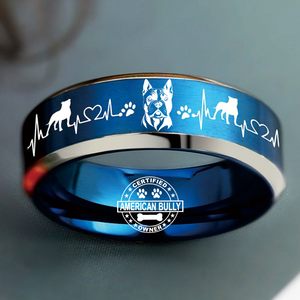 Bully Ring Dog Lover Jewelry + Free Matching Bracelet 🎁