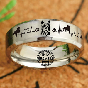 Bully Ring Dog Lover Jewelry + Free Matching Bracelet 🎁