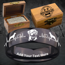 🐾 Custom Rottweiler Ring Box Set + BONUS Gift 🎁