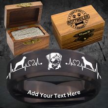 🐾 Custom Rottweiler Ring Box Set + BONUS Gift 🎁