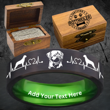 🐾 Custom Rottweiler Ring Box Set + BONUS Gift 🎁