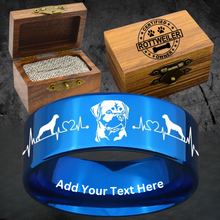 🐾 Custom Rottweiler Ring Box Set + BONUS Gift 🎁
