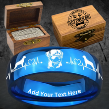 🐾 Custom Rottweiler Ring Box Set + BONUS Gift 🎁
