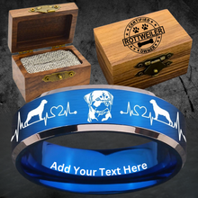 🐾 Custom Rottweiler Ring Box Set + BONUS Gift 🎁