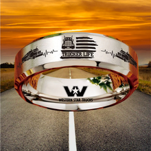 Today 60% Off! 😎 Tungsten Trucker Life Ring + Free Gift! 🎁