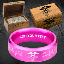 🏥 Custom Nurse Ring Box Set + Bonus Gift 🎁