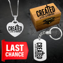 💝 Matching Gift Bundle: Engraved Wood Box + 18″ Silver Heart Pendant Necklace + Silver Keychain