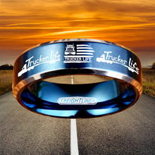 Today 60% Off! 😎 Tungsten Trucker Life Ring + Free Gift! 🎁
