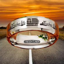 Today 60% Off! 😎 Tungsten Trucker Life Ring + Free Gift! 🎁