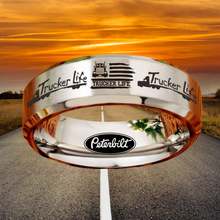 Today 60% Off! 😎 Tungsten Trucker Life Ring + Free Gift! 🎁
