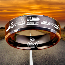 Today 60% Off! 😎 Tungsten Trucker Life Ring + Free Gift! 🎁