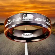 Today 60% Off! 😎 Tungsten Trucker Life Ring + Free Gift! 🎁