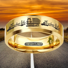 Today 60% Off! 😎 Tungsten Trucker Life Ring + Free Gift! 🎁