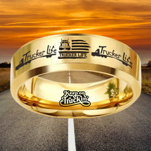 Today 60% Off! 😎 Tungsten Trucker Life Ring + Free Gift! 🎁