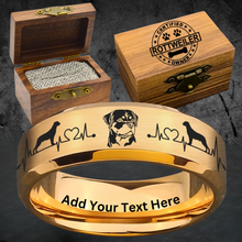 🐾 Custom Rottweiler Ring Box Set + BONUS Gift 🎁