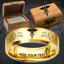 🏥 Custom Nurse Ring Box Set + Bonus Gift 🎁