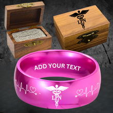 🏥 Custom Nurse Ring Box Set + Bonus Gift 🎁