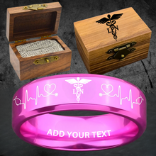 🏥 Custom Nurse Ring Box Set + Bonus Gift 🎁