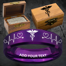 🏥 Custom Nurse Ring Box Set + Bonus Gift 🎁