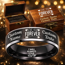 Memorial Ring 😍 Includes Matching Engraved Wood Box + Bonus Bracelet 🎁