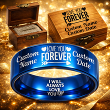 Memorial Ring 😍 Includes Matching Engraved Wood Box + Bonus Bracelet 🎁