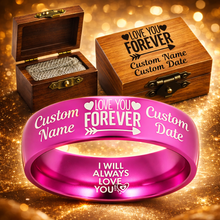 Memorial Ring 😍 Includes Matching Engraved Wood Box + Bonus Bracelet 🎁