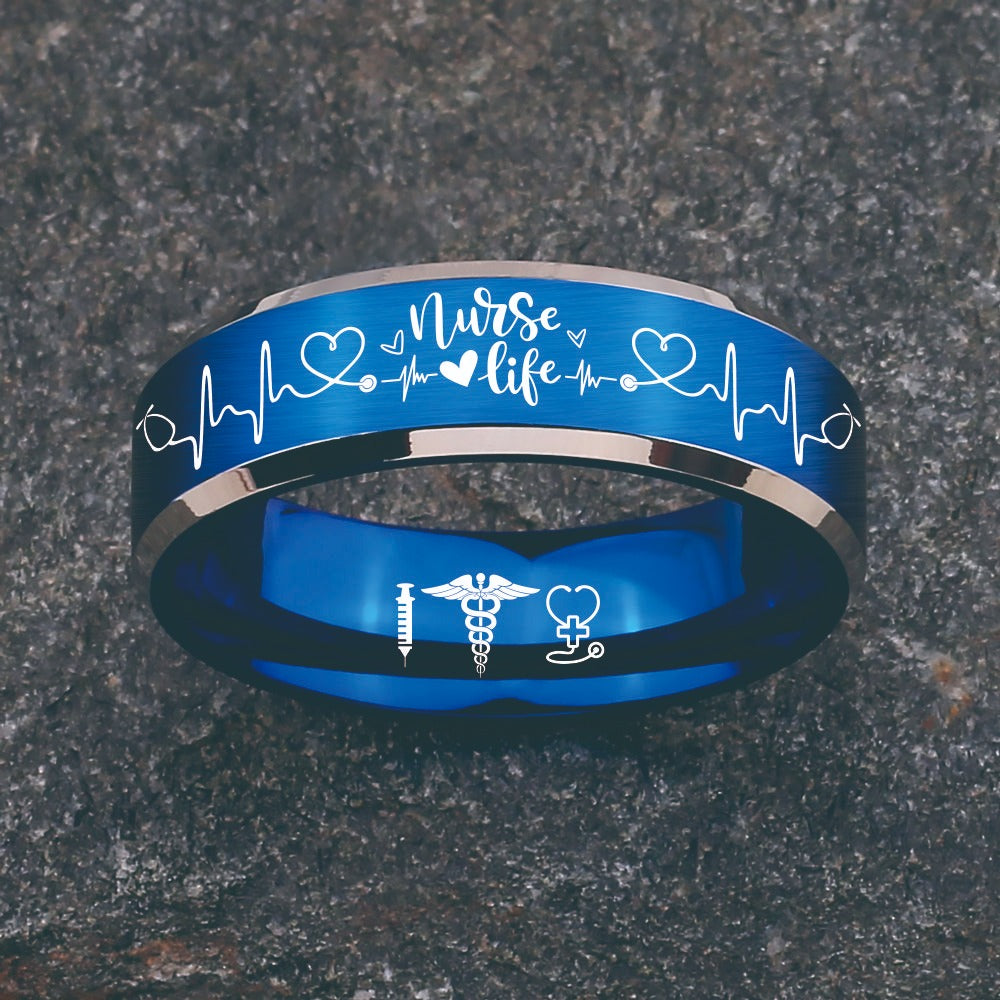 Nursing Ring for RN, LPN, CNA – Nurse Jewelry Nursing Gifts – HotGiftNow