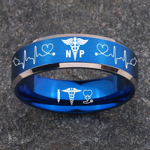 Nursing Ring for RN, NP, LPN, CNA, RT, PT, PA – Healthcare Professionals Rings + Free Matching Bracelet 🎁