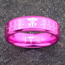 Nursing Ring for RN, NP, LPN, CNA, RT, PT, PA – Healthcare Professionals Rings + Free Matching Bracelet 🎁