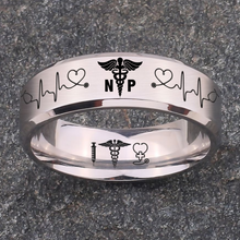 Nursing Ring for RN, NP, LPN, CNA, RT, PT, PA – Healthcare Professionals Rings + Free Matching Bracelet 🎁