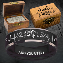 🏥 Custom Nurse Ring Box Set + Bonus Gift 🎁